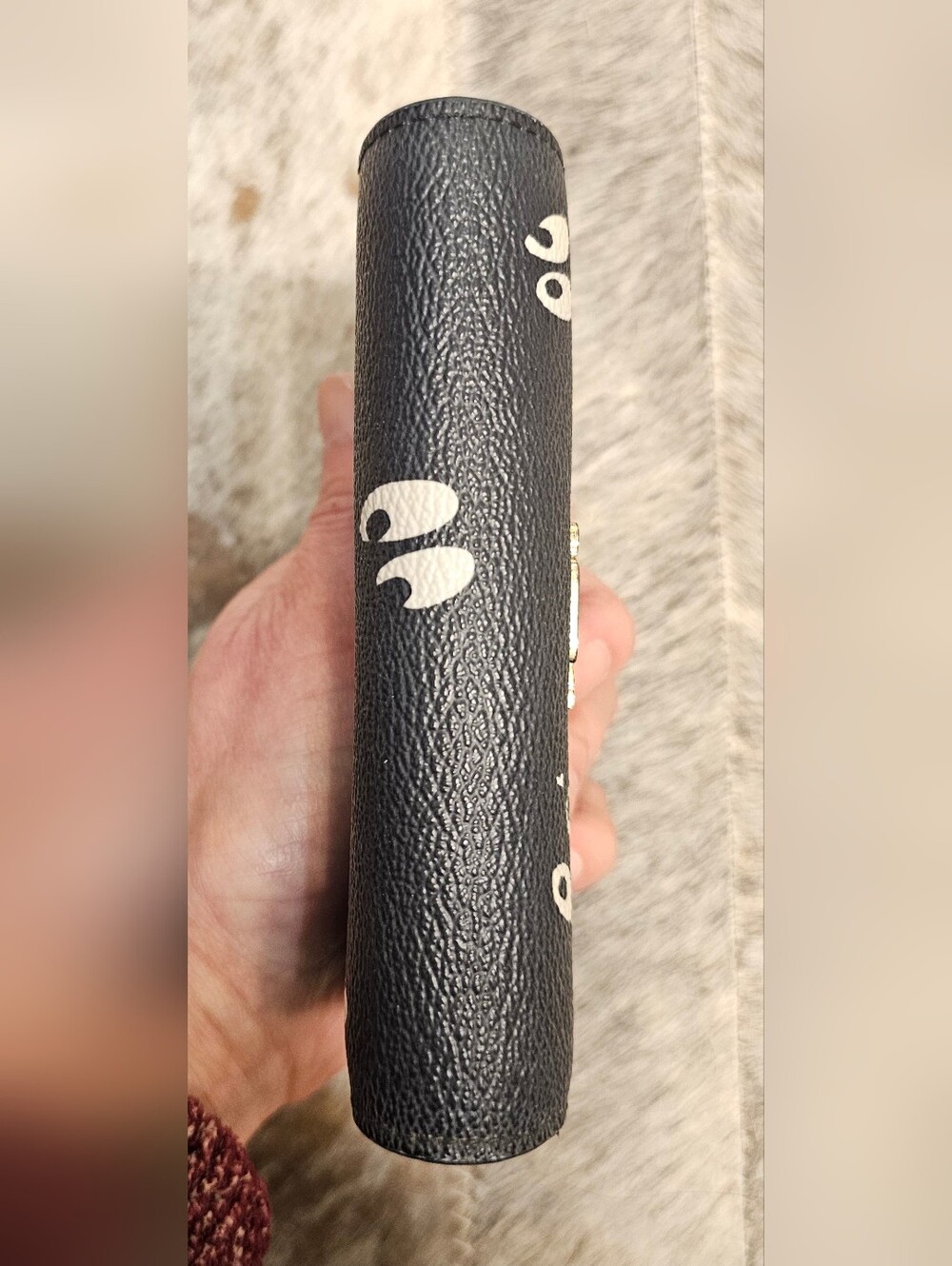 COACH Black "Spooky Eyes" Compact Wallet - Picture 3 of 9